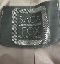 Load image into Gallery viewer, Vintage Fox Fur Saga Coat