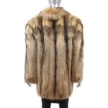 Load image into Gallery viewer, Vintage Fur Feathered Raccon Coat - Pearl Boutique