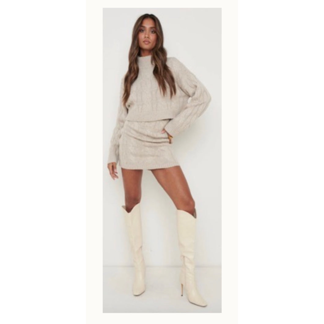 Hunter Cable Knit Set - Pearl Boutique