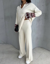 Load image into Gallery viewer, Christmas Beige Loungesuit