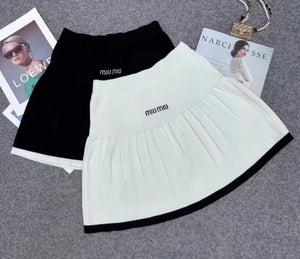 M Skirt Set White - Pearl Boutique