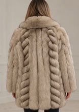 Load image into Gallery viewer, Vintage Fox Fur Saga Coat