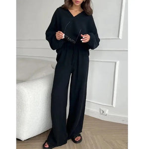 Cheesecloth Suit Black - Pearl Boutique