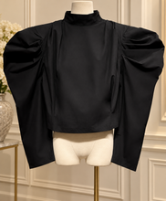 Load image into Gallery viewer, Etoile Sculpted Puff Sleeve Blouse