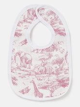 Load image into Gallery viewer, Pink Safari Bib