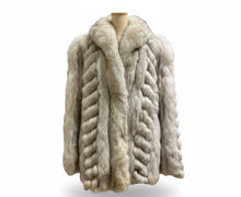 Load image into Gallery viewer, Vintage Fox Fur Saga Coat