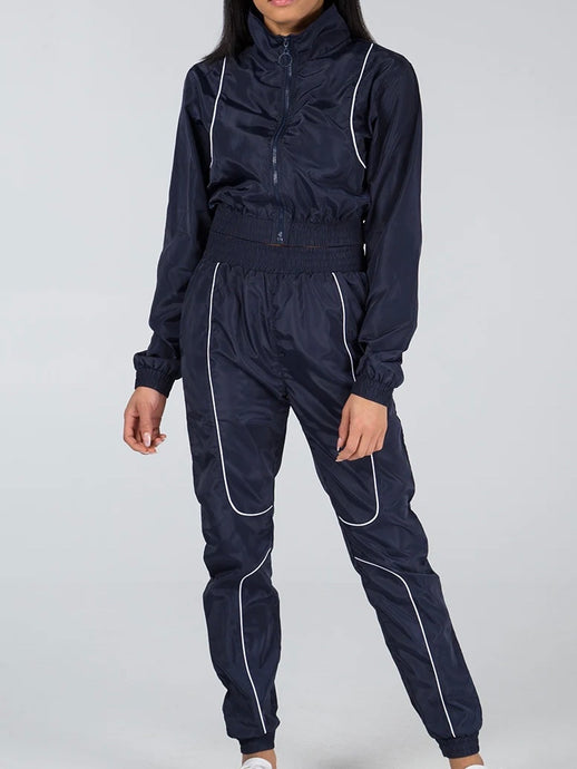 Navy Shell Tracksuit - Pearl Boutique
