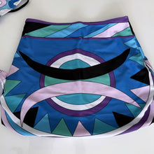 Load image into Gallery viewer, Premium So Pucci Swimming Costume And skirt Set Blue - Pearl Boutique