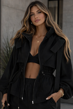 Load image into Gallery viewer, Monaco Tracksuit Black - Pearl Boutique