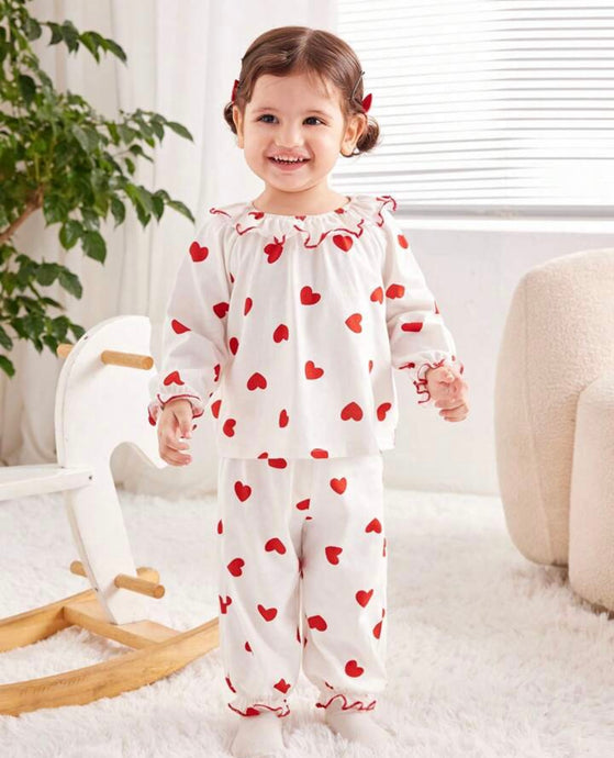 Frill Valentines PJs