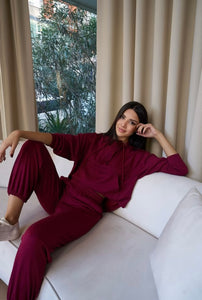 Burgundy Tracksuit