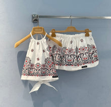 Load image into Gallery viewer, White M Skirt Set - Pearl Boutique