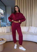 Load image into Gallery viewer, Burgundy Tracksuit