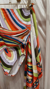 So Pucci Swimming Costume Set Orange Print - Pearl Boutique