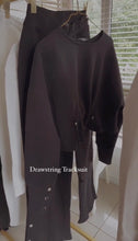 Load image into Gallery viewer, Drawstring Tracksuit In BLACK - Pearl Boutique