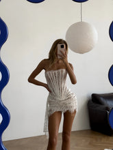 Load image into Gallery viewer, Babycat Dress White Wedding - Pearl Boutique