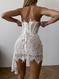 Babycat Dress White Wedding - Pearl Boutique