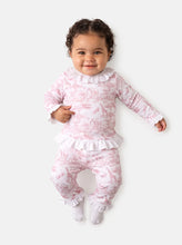 Load image into Gallery viewer, Pink Safari Velour Pyjama Set
