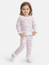 Load image into Gallery viewer, Pink Safari Velour Pyjama Set