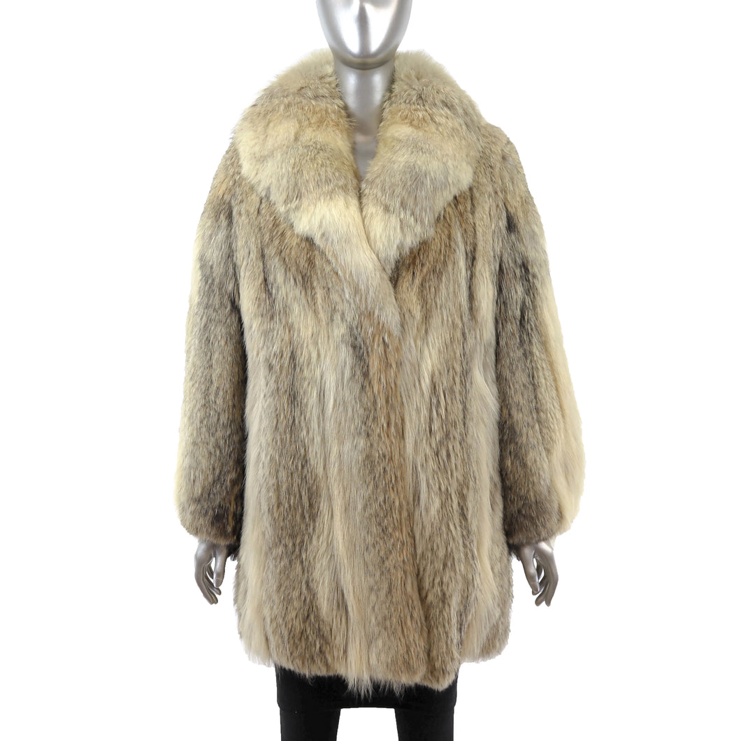 Vintage Fur Stroller Coat - Pearl Boutique