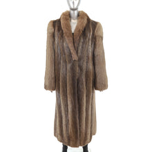 Load image into Gallery viewer, Beaver Coat With Fox Collar and Sleeves - Pearl Boutique