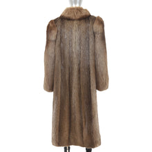 Load image into Gallery viewer, Beaver Coat With Fox Collar and Sleeves - Pearl Boutique