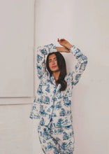 Load image into Gallery viewer, Camellia Pj Set Blue - Pearl Boutique