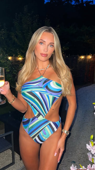 P Costume And Sarong Green - Pearl Boutique