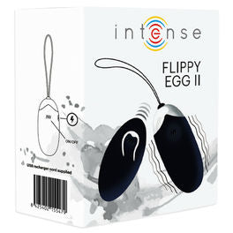 The Vibrating Remote Control Flippy Egg 2 Black - Pearl Boutique
