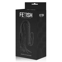 Load image into Gallery viewer, Fetish Vegan Leather Whip - Pearl Boutique
